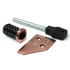From The Anvil Key-Flush Sash Stop Polished Bronze