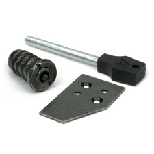 From The Anvil Key-Flush Sash Stop Pewter Patina