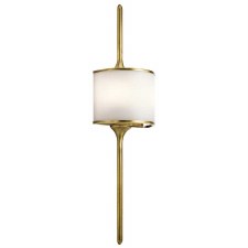 Kichler Mona Bathroom Wall Light Large Natural Brass