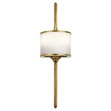 Kichler Mona Bathroom Wall Light Small Natural Brass