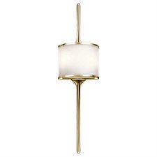 Kichler Mona Bathroom Wall Light Large Polished Brass