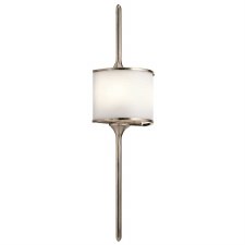 Kichler Mona Bathroom Wall Light Large Classic Pewter