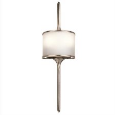 Kichler Mona Bathroom Wall Light Small Classic Pewter