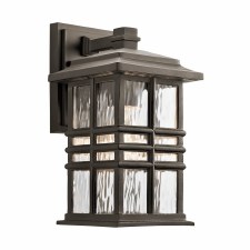 Kichler Beacon Square Wall Lantern Small Old Bronze