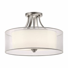 Kichler Lacey 4 Light Semi-Flush Ceiling Light Antique Pewter