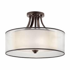 Kichler Lacey 4 Light Semi-Flush Ceiling Light Old Bronze