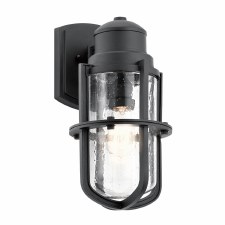 Kichler Suri Wall Lantern Black Medium