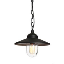 Elstead Klampenborg Chain Lantern Black