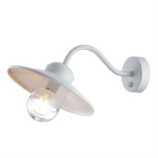 Elstead Klampenborg PIR Wall Light White