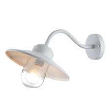 Elstead Klampenborg Outdoor Wall Light White