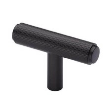 Heritage Knurled T-Bar Cabinet Knob C4415 Matt Bronze