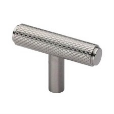 Heritage Knurled T-Bar Cabinet Knob C4415 Satin Nickel