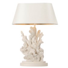 David Hunt Korallion Table Lamp Base Chalk White