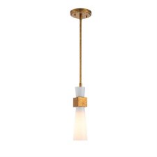 Elstead Kristy Single Pendant Light Distressed Gold Elstead Kristy Single Pendant Light Distressed Gold