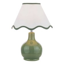 Laura Ashley Bramhope Table Lamp Green