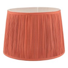 Laura Ashley Hemsley Pleated Shade 12" Crimson Laura Ashley Hemsley Pleated Shade 12" Crimson