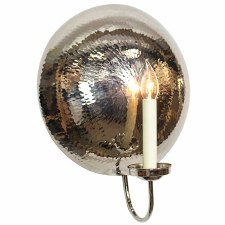 La Luna Wall Light Sconce Large Polished Nickel La Luna Wall Light Sconce Large Polished Nickel