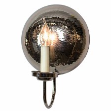 La Luna Wall Light Sconce Small Polished Nickel La Luna Wall Light Sconce Small Polished Nickel