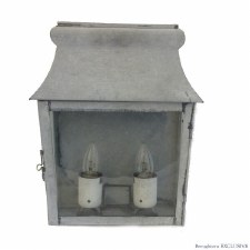 Lagoa Flush Outdoor Wall Light Lantern