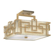 Hinkley Lanza Semi Flush Light Brushed Bronze