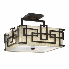 Hinkley Lanza Semi Flush Ceiling Light Oil Rubbed Bronze