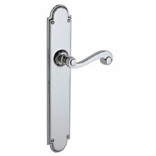 Victorian Constable 609/1 Door Handles Polished Chrome