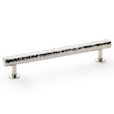 Hammered Leila Cabinet Pull 160mm Polished Nickel