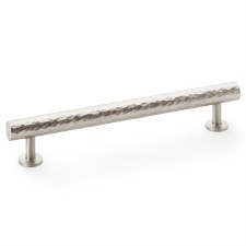 Hammered Leila Cabinet Pull 160mm Satin Nickel