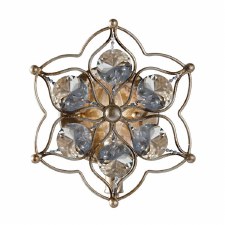 Feiss Leila Single Wall Light Burnished Silver Feiss Leila Single Wall Light Burnished Silver