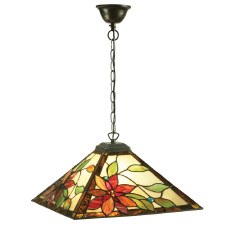 Interiors 1900 Lelani Medium Tiffany Ceiling Light Pendant Interiors 1900 Lelani Medium Tiffany Ceiling Light Pendant