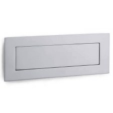 Croft 5000 Flush Letter Plate 254mm Polished Chrome