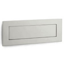 Croft 5000 Flush Letter Plate 254mm Polished Nickel