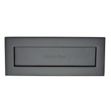 Heritage V850 Letter Plate 10" x 4" Matt Black Heritage V850 Letter Plate 10" x 4" Matt Black