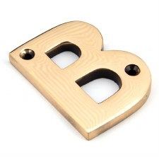 From The Anvil Letters B Polished Bronze