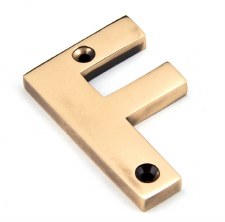 From The Anvil Letters F Polished Bronze