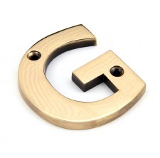 From The Anvil Letters G Polished Bronze