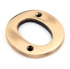 From The Anvil Letters O Polished Bronze
