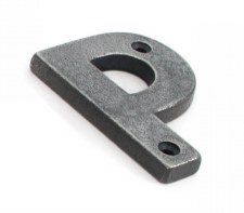 From The Anvil Letter P Antique Pewter