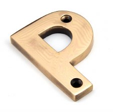 From The Anvil Letters P Polished Bronze
