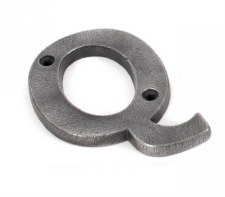 From The Anvil Letter Q Antique Pewter