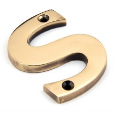 From The Anvil Letters S Polished Bronze