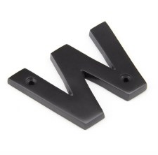 From The Anvil Letters W Aged Bronze