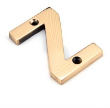 From The Anvil Letters Z Polished Bronze From The Anvil Letters Z Polished Bronze