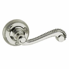 Regency Princess 921 Door Handles on Rose Polished Nickel