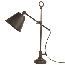 Library Adjustable Table Lamp Antique