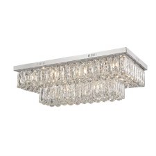 Lilou 12 Light Crystal Island Pendant Chrome Lilou 12 Light Crystal Island Pendant Chrome