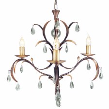 Elstead Lily 3 Arm Chandelier Elstead Lily 3 Arm Chandelier