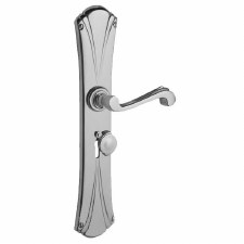 Brassart Liberty 733 Door Lock Handles With Escutcheons Polished Chrome