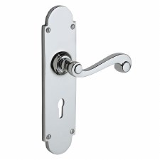 Brassart Constable 619 Lock Handles Polished Chrome