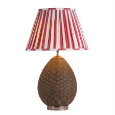 David Hunt Lombok Table Lamp Base Rattan Effect
